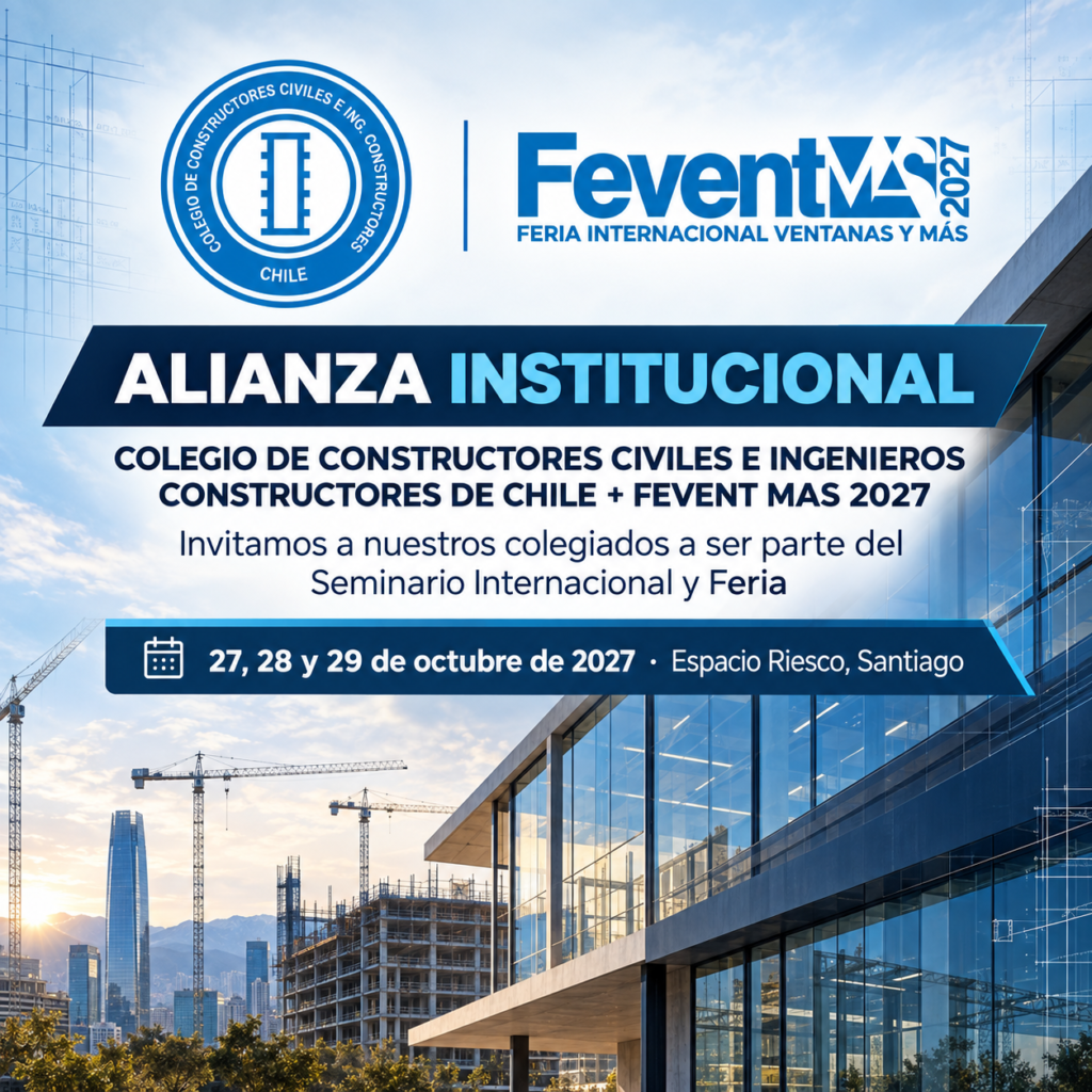 Colegio de Constructores Civiles e Ingenieros Constructores de Chile y FEVENT MÁS 2027 sellan Alianza Institucional